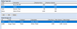 Digital Ticket Design Screenshot
